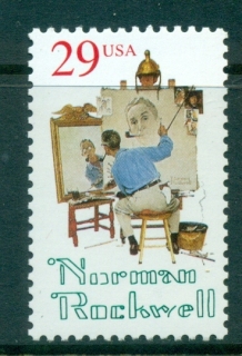 USA-1994-Sc2839-Norman-Rockwell-MUH-lot55464