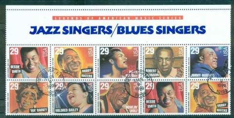 USA-1994-Sc2854-61-American-Musicians-Blk-10-FU-lot47798