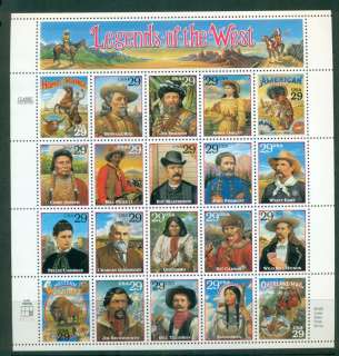 USA-1994-Sc2869-Legends-of-the-West-Sheetlet-MUH-lot55490