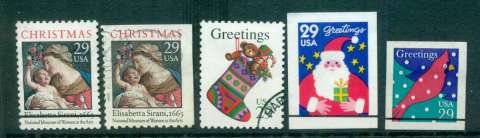 USA-1994-Sc2871-74a-Xmas-FU-lot55484