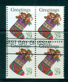 USA-1994-Sc2872-Xmas-Blk-4-FU-lot55486