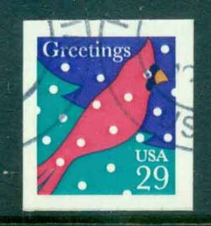 USA-1994-Sc2874-Xmas-Cardinal-Bird-FU-lot47819