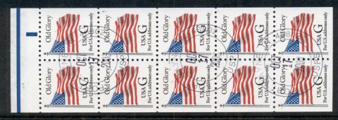 USA-1994-Sc2881-Flag-Old-Glory-booklet-pane-FU