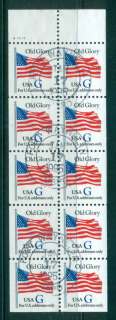 USA-1994-Sc2884-Old-Glory-Blue-G-Booklet-Pane-PA1111-FU-lot47891