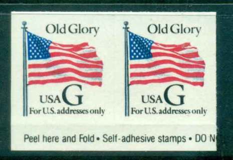 USA-1994-Sc2887-Old-Glory-Black-G-PS-ex-Booklet-pr-MUH-lot47902