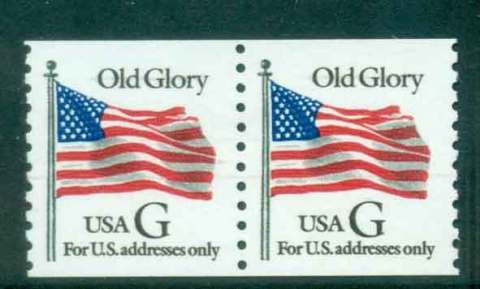 USA-1994-Sc2889-Old-Glory-Black-G-Coil-pr-MUH-lot47903