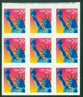 USA-1994-Statue-of-Liberty-Self-Adhesive-pane-9-MUH