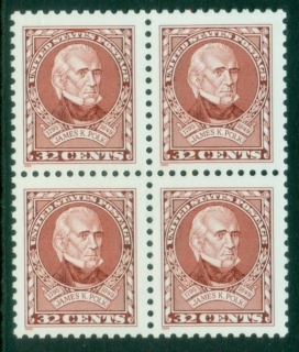 USA-1995-James-K-Polk-block-4-MUH
