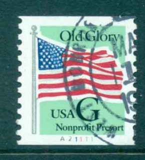 USA-1995-Sc2893-5c-Old-Glory-G-on-green-PNSA21111-FU-lot48050