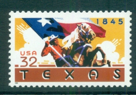 USA-1995-Sc2968-Texas-Statehood-MUH-lot55615