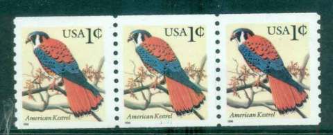 USA-1995-Sc3044-1c-Kestrel-Coil-small-date-Str-3-MUH-lot48061