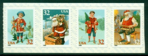 USA-1995-Xmas-PS-MUH