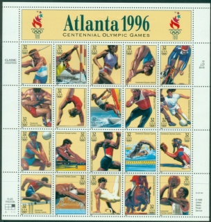 USA-1996-Olympic-Games-Atlanta-USA-pane-MUH-XL-Shipping