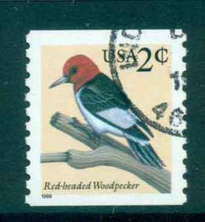 USA-1996-Sc3045-2c-Woodpecker-Coil-FU-lot48214