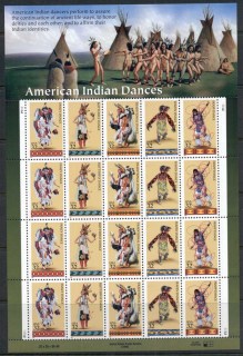 USA-1996-Sc3072-76-American-Indian-Dancers-pane-20-MUH