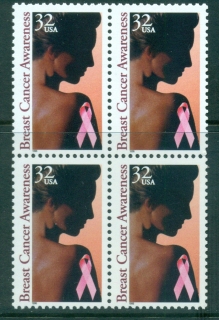 USA-1996-Sc3081-Breast-Cancer-Awareness-Blk-4-MUH-lot33769