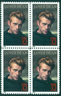 USA-1996-Sc3082-James-Dean-Blk-4-MUH-lot33762