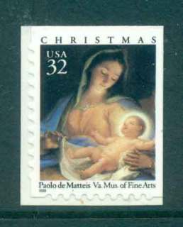 USA-1996-Sc3112-Xmas-Madonna-ex-Boklet-MUH-lot48163