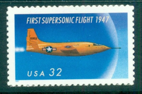 USA-1997-Sc3173-First-Supersonic-Flight-MUH-lot55733