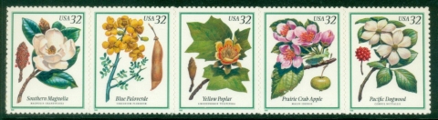 USA-1998-Flowers-Fruits-MUH