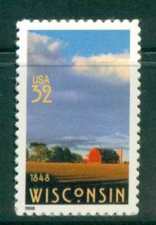 USA-1998-Sc3206-Wisconsin-Statehood-MUH-lot55796