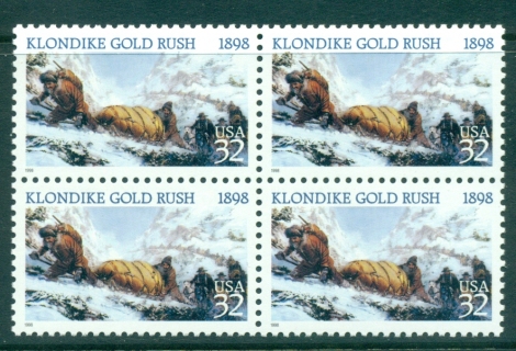 USA-1998-Sc3235-Klondike-Gold-Rush-Blk-4-MUH-lot33768