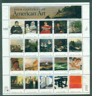 USA-1998-Sc3236-American-Art-pane-20-FU-lot55828