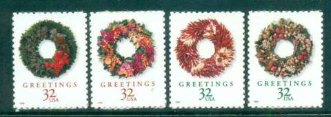 USA-1998-Sc3249-52-Xmas-Decorations-MUH-lot48456