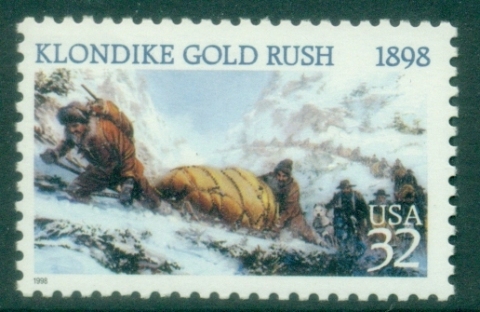 USA-1998-The-100th-Anniversary-of-the-Klondike-Gold-Rush-MUH