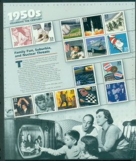 USA-1999-Celebrate-the-Century-1950s-Family-Fun-Suburbia-and-Nuclear-Threats-MS-MUH-XL-Shipping