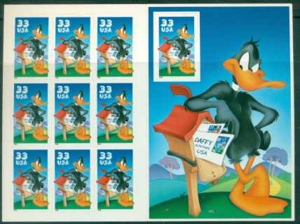 USA-1999-Daffy-Duck-pane-MUH
