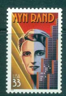 USA-1999-Sc3308-Ayn-Rand-MUH-lot48637