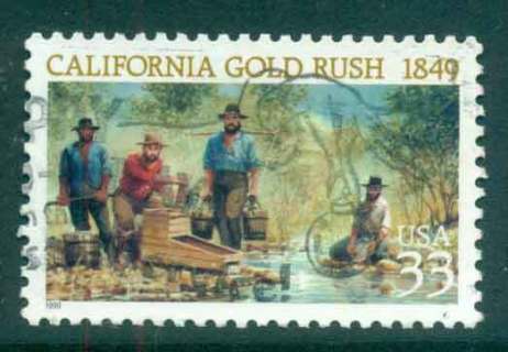 USA-1999-Sc3316-California-Gold-Rush-FU-lot48624