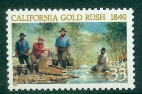 USA-1999-Sc3316-California-Gold-Rush-MUH-lot55843