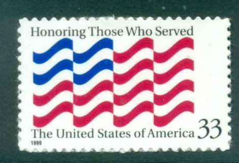 USA-1999-Sc3331-Honoring-those-who-Served-MUH-lot48603