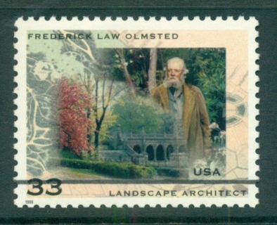 USA-1999-Sc3338-Frederick-Law-Olmstead-FU-lot55864