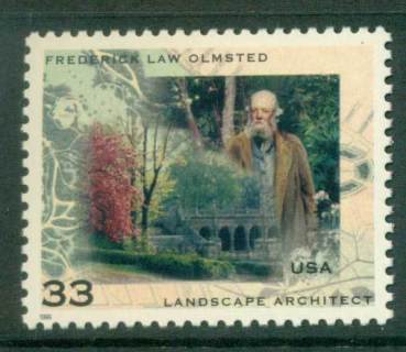 USA-1999-Sc3338-Frederick-Law-Olmstead-MUH-lot55863