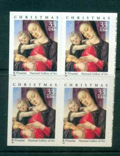 USA-1999-Sc3355-Xmas-Madonna-Blk-4-MUH-lot55900