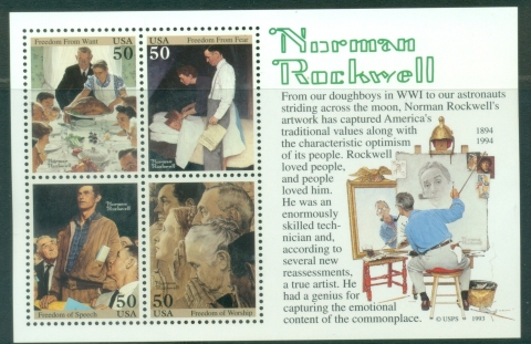 USA-1994-Norman-Rockwell-MS-MUH