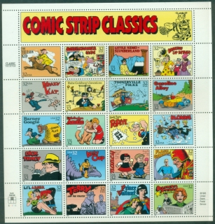 USA-1995-Comic-Strip-Classics-Pane-MUH-XL-Shipping