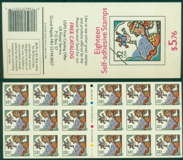 USA-1996-Xmas-PS-booklet-MUH