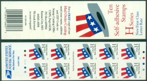 USA-1998-Hat-H-booklet-PS-MUH_1