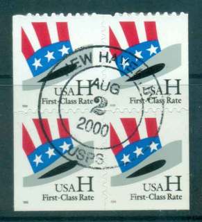 USA-1998-Sc3267-33c-Uncle-Sams-Hat-ex-booklet-Die-cut-9-jpg-9-Blk-4-FU-lot48552.jpg