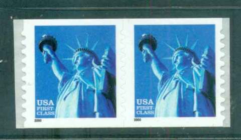 USA-2000-Sc3453b-34c-Statue-of-Liberty-Coil-pr-P10-large-date-MUH-lot48797