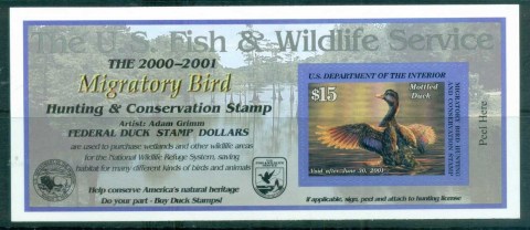 USA-2000-ScRW67A-Federal-Duck-Stamp