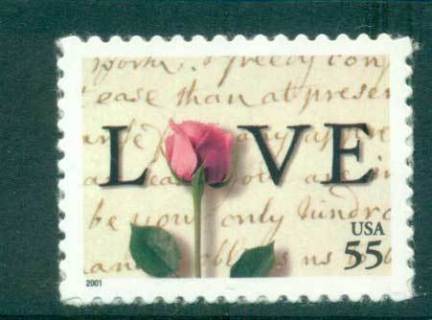 USA-2001-Sc3499-55c-Love-MUH-lot53730