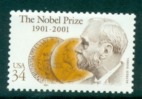 USA-2001-Sc3504-Alfred-Nobel-MUH-lot53734