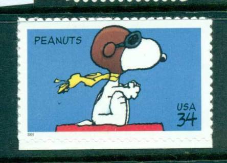 USA-2001-Sc3507-Peanuts-Comic-Strip-MUH-lot53752