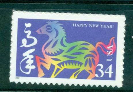 USA-2002-Sc3559-Chinese-New-year-of-the-Horse-MUH-lot53804