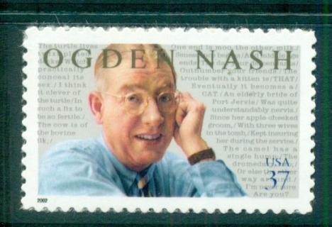 USA-2002-Sc3659-Ogden-Nash-MUH-lot53808